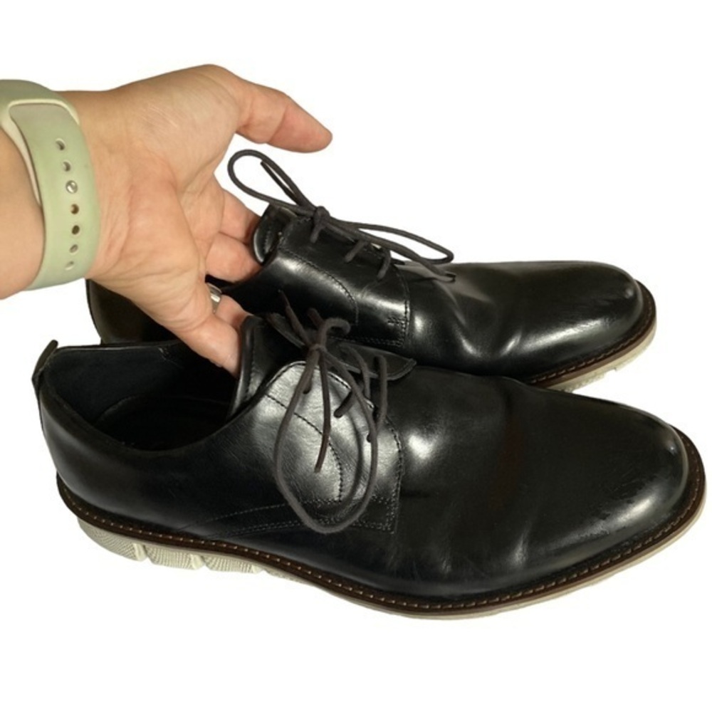 Ecco Men’s  Black Comfortable Derby shoes size 45
